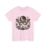 Mystic Moth & Moon Tee — Crystal, Mushroom & Moonphase Nature T‑Shirt