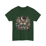 Mystic Moth & Moon Tee — Crystal, Mushroom & Moonphase Nature T‑Shirt