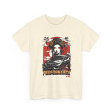 Performance GT Tee — Retro Sport Car with Geisha Illustration