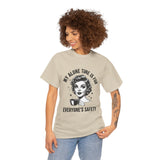 T‑Shirt — “My Alone Time Is For Everyone’s Safety” Retro Coffee Lover Tee