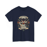 T-Shirt — "Tattoos Because Adulting is Hard and I Deserve Stickers" Vintage Tattoo Graphic Tee