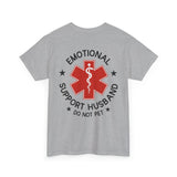 T-Shirt — "Emotional Support Husband: Do Not Pet" Medical Star Tee