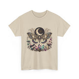 Mystic Moth & Moon Tee — Crystal, Mushroom & Moonphase Nature T‑Shirt