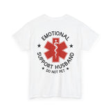 T-Shirt — "Emotional Support Husband: Do Not Pet" Medical Star Tee