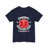 Emotional Support Best Friend Tee — "Do Not Pet" Medical Star Graphic