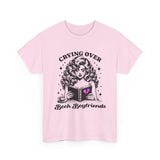 "Crying Over Book Boyfriends" Cute Booklover Tee