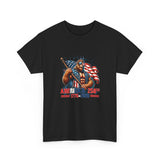 Patriotic Eagle Flag T‑Shirt – "America First" 1776–2023 Independence Day Tee